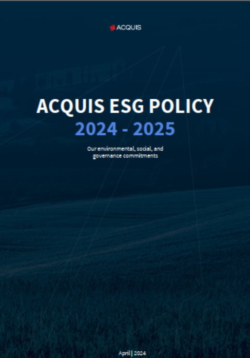 Download our 2024 ESG Policy